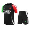 Maillot de Supporter Arsenal Pre-Match 2024-25 Noire Pour Enfant